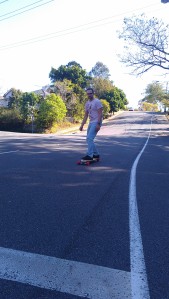 First time on a longboard